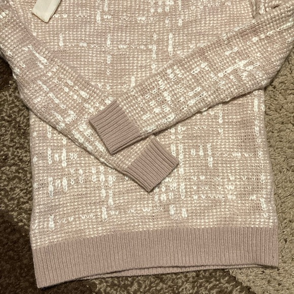 RW&Co partial wool Pink Patterned Women's Sweater - Picture 5 of 8